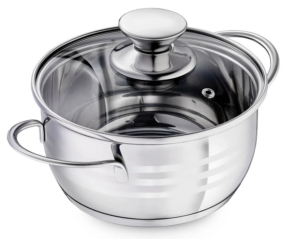 Кастрюля Regent Inox Linea BIMBO 16 см, 1,5 л 93-BIMv-05 — купить по низкой цене в интернет-магазине ОНЛАЙН ТРЕЙД.РУ