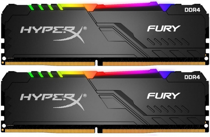 3200 MHz pc-25600 HyperX FURY Black RGB 