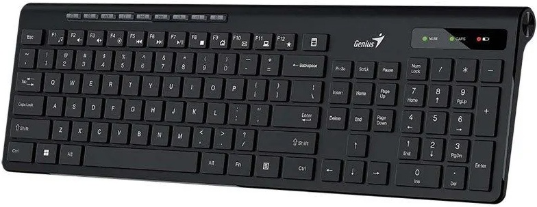 Клавиатура GENIUS SlimStar 7230 беспроводная черный (31310021402) — купить в интернет-магазине ОНЛАЙН ТРЕЙД.РУ