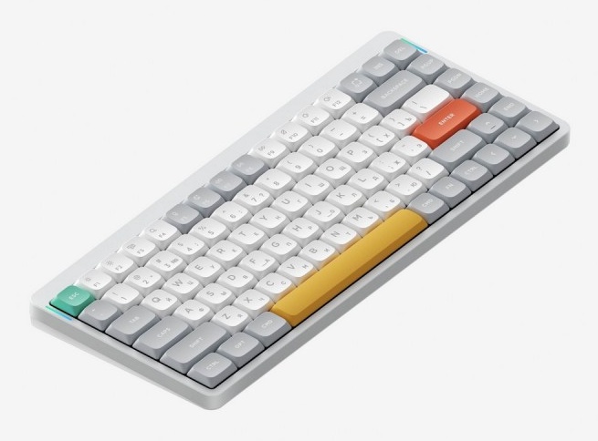 Клавиатура Nuphy AIR75v2 QMK беспроводная/проводная Ionic White, RGB, Hot Swap, Cowberry Switch (AIR75v2-IW-24)- купить по выгодной цене в интернет-магазине ОНЛАЙН ТРЕЙД.РУ Санкт-Петербург