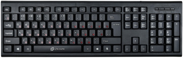 Клавиатура Oklick 120M черный USB (1083044) — купить в интернет-магазине ОНЛАЙН ТРЕЙД.РУ