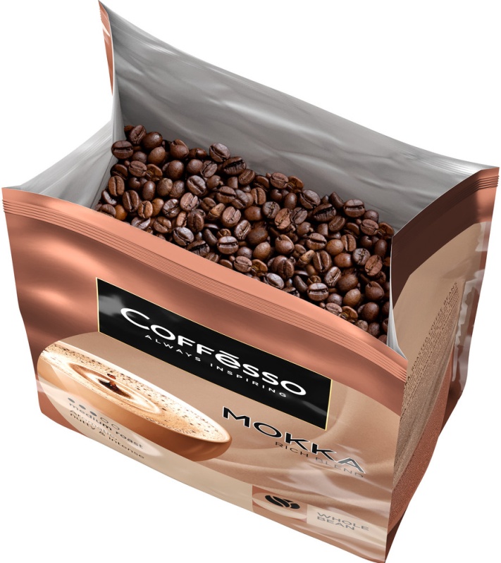 Кофе в зернах Coffesso (Коффессо) MOKKA 1 кг 4660115908194 — купить по ...