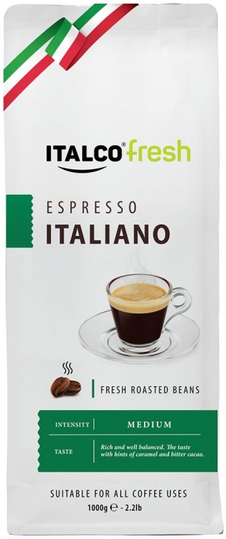 Кофе fresco 1 кг. Кофе в зернах.Италиано Фреш. Italco Fresh кофе. Италко Фреш кофе 375. Italco Espresso italiano 375 г.
