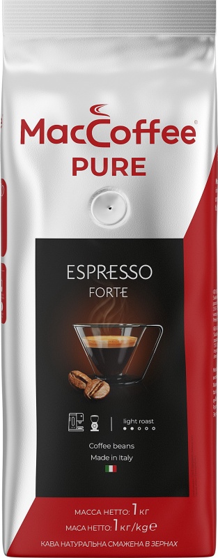 Купить кофе в зернах MacCoffee PURE Espresso Forte 1 кг 8887290146180 в интернет-магазине ОНЛАЙН ТРЕЙД.РУ