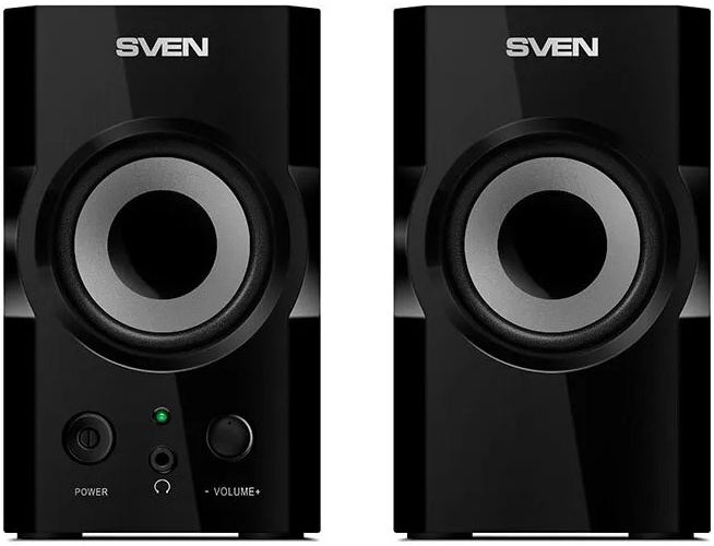 Колонки 2.0 Sven SPS-606 черный (SV-014230) — купить в интернет-магазине ОНЛАЙН ТРЕЙД.РУ