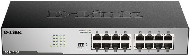 Коммутатор D-Link DGS-1016D/I2A- купить по выгодной цене в интернет-магазине ОНЛАЙН ТРЕЙД.РУ Санкт-Петербург