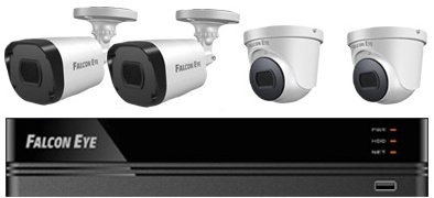Комплект видеонаблюдения Falcon eye FE-104MHD KIT Офис SMART — купить по низкой цене в интернет-магазине ОНЛАЙН ТРЕЙД.РУ