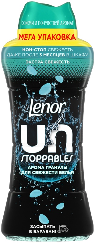 Кондиционер-ароматизатор для белья LENOR UnStoppables Fresh Нон-Стоп Свежесть, в гранулах, парфюмированный, 735 г 8006530270830 — купить по низкой цене в интернет-магазине ОНЛАЙН ТРЕЙД.РУ