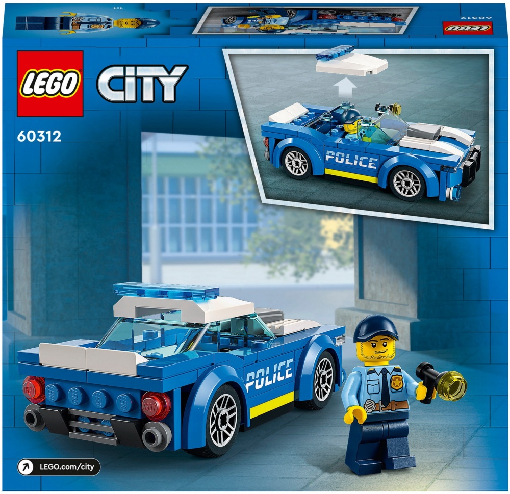 Конструктор LEGO® City 60312 Полицейская машина 60312 LEGO — купить в  интернет-магазине ОНЛАЙН ТРЕЙД.РУ