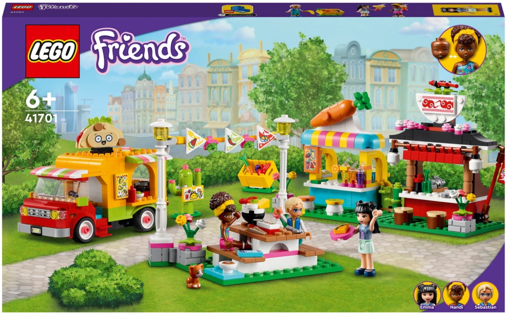 Lego friends fruit store stand