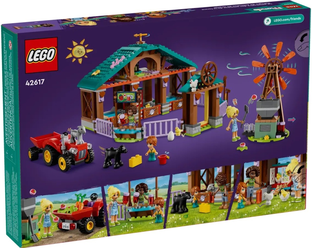 Конструктор LEGO Friends 42617 Приют для сельскохозяйственных животных