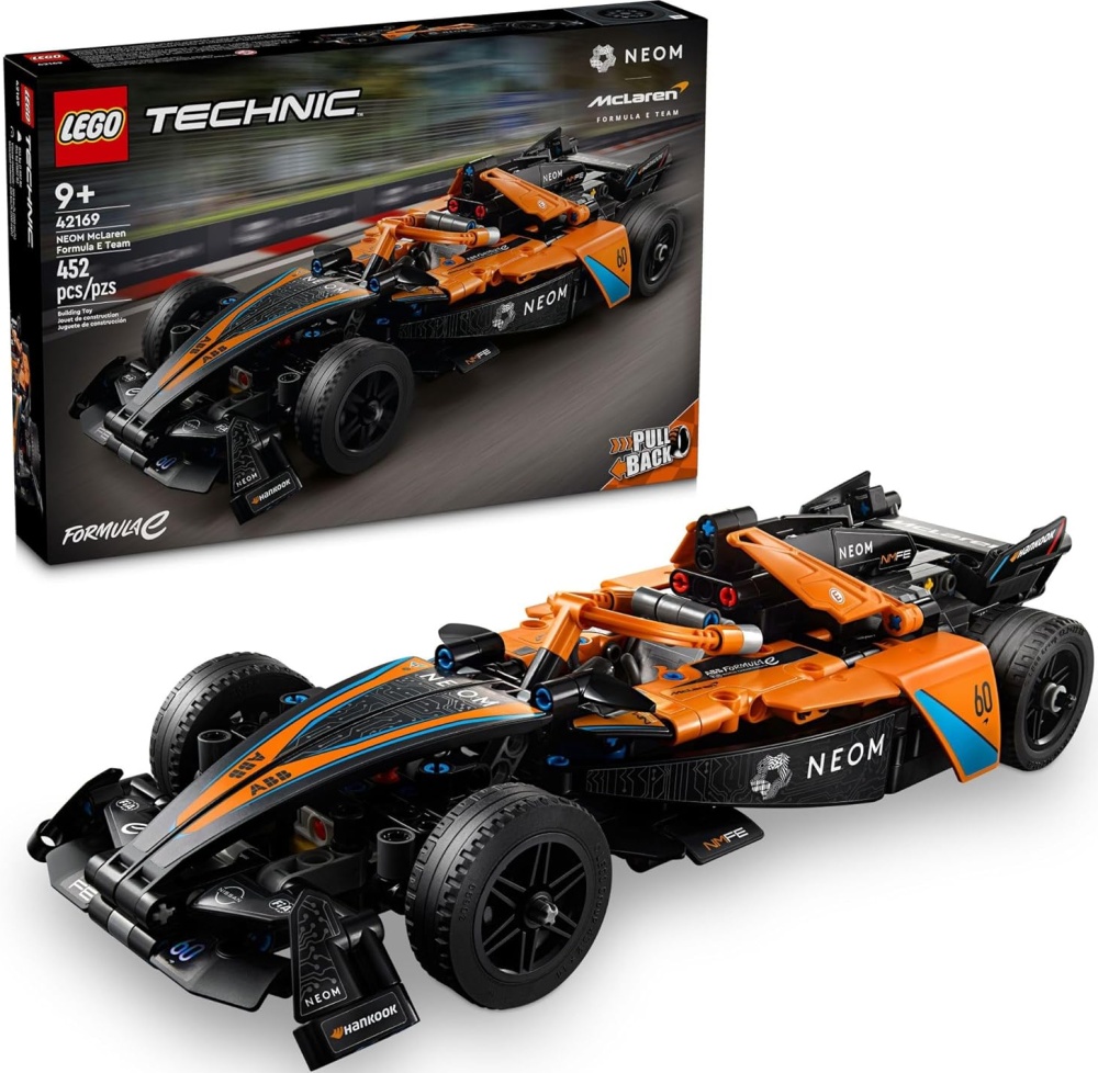 LEGO TECHNIC 42169 NEOM MCLAREN FORMULA E RACE CAR