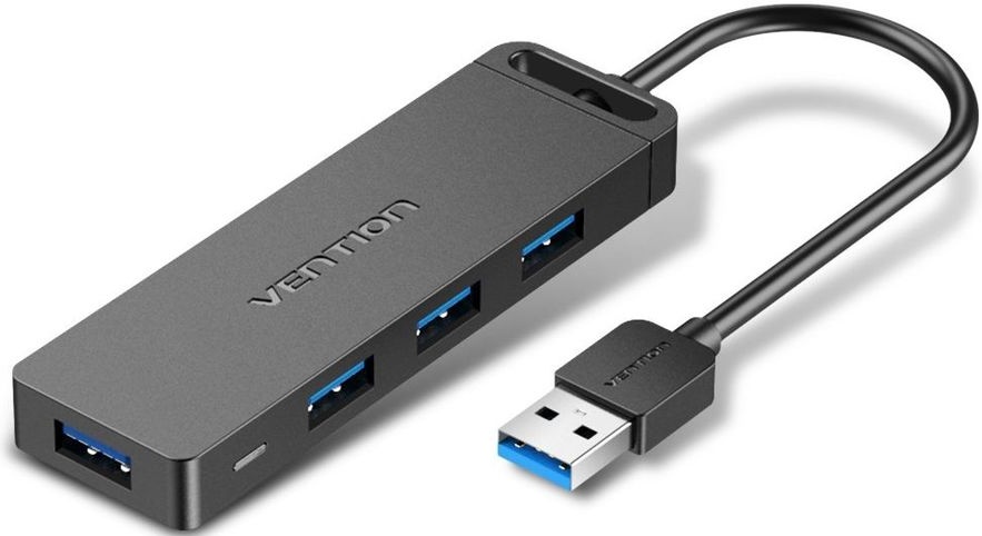 Концентратор Vention OTG USB 3.0 на 4 порта Черный - 1м. CHLBF — купить по низкой цене в интернет-магазине ОНЛАЙН ТРЕЙД.РУ