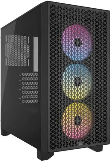 Корпус Corsair 3000D RGB Airflow, черный (CC-9011255-WW)