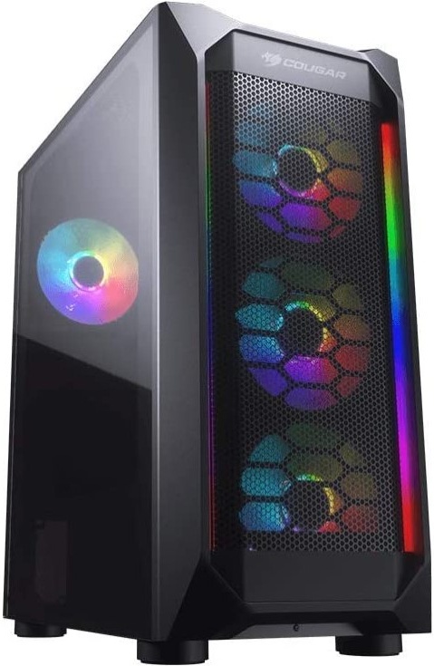 Корпус Cougar MX410 Mesh-G RGB, черный- купить по выгодной цене в интернет-магазине ОНЛАЙН ТРЕЙД.РУ Йошкар-Ола