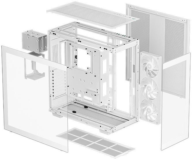 Deepcool ch780 White. Корпус ch780.