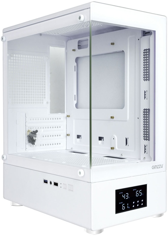 Корпус Ginzzu RX450D Белый- купить по выгодной цене в интернет-магазине ОНЛАЙН ТРЕЙД.РУ Новосибирск