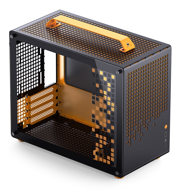 Корпус Jonsbo Jonsplus Z20 черный/оранжевый Jonsbo Z20 Orange/Black ...