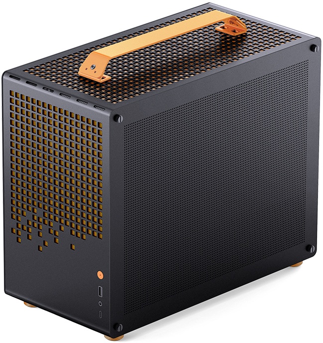 Корпус Jonsbo Jonsplus Z20 черный/оранжевый Jonsbo Z20 Orange/Black ...
