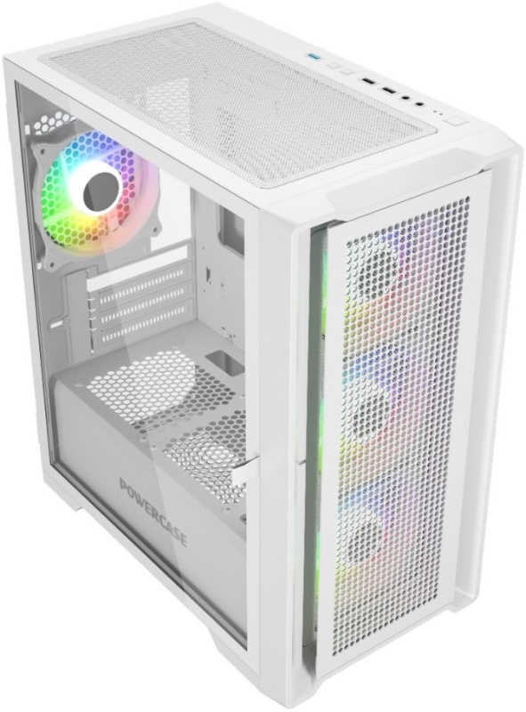 Корпус Powercase Alisio Micro X4W V2, белый (CAMCXW-A4) — купить по ...