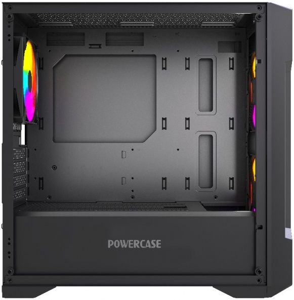 Корпус Powercase Mistral Micro X3B ARGB, черный (CMMXB-A3) — купить по ...