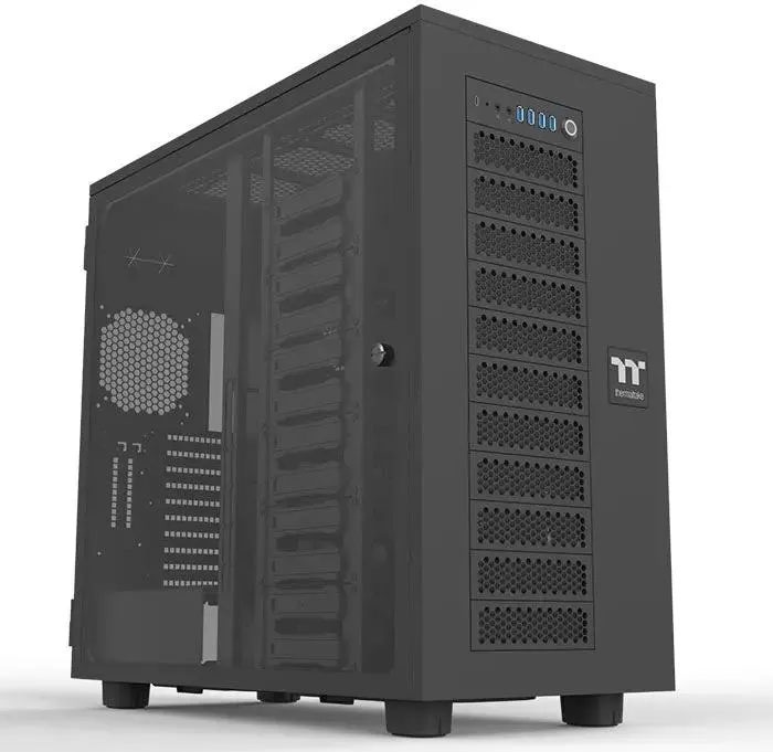 Корпус Thermaltake AX700 Glass, черный (CA-11B-00F1WN-00) — купить по низкой цене в интернет-магазине ОНЛАЙН ТРЕЙД.РУ