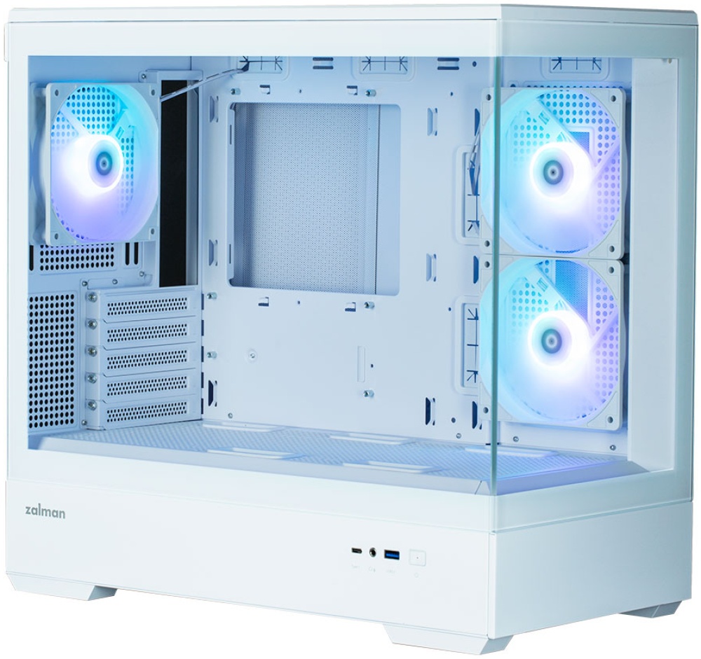 Корпус Zalman P30, белый P30 White - низкая цена, доставка или самовывоз по Екатеринбургу. Корпус Залман P30, белый купить в интернет магазине ОНЛАЙН ТРЕЙД.РУ