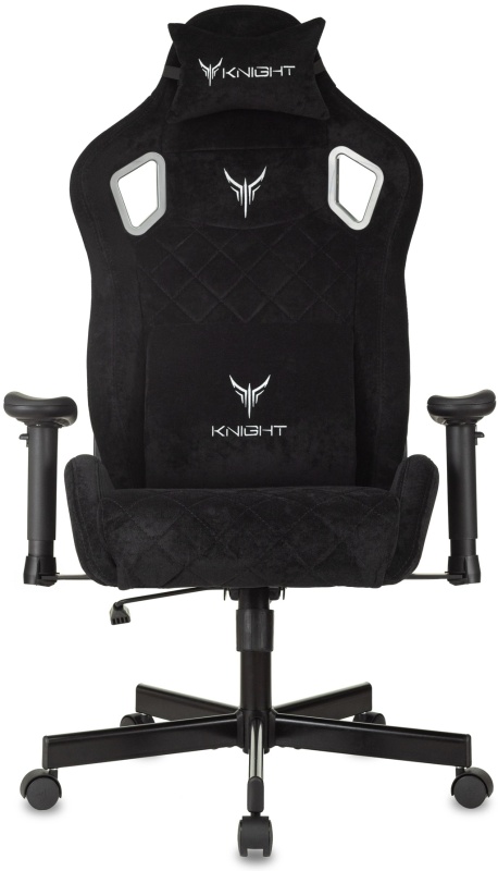 Кресло геймерское Knight Outrider черный Light-20 с подголов ...