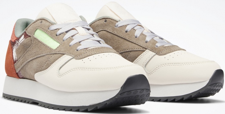 Кроссовки REEBOK CL LTHR RIPPLE FX2991 женские, цвет мультиколор, размер 5  — купить в интернет-магазине ОНЛАЙН ТРЕЙД.РУ