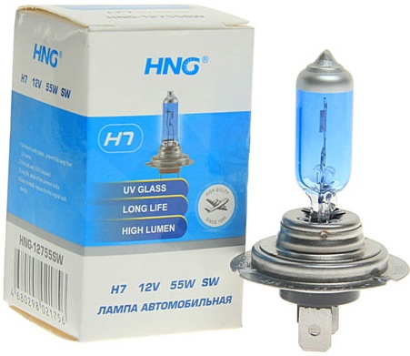 Лампа автомобильная HNG Super White H7 12V 55W PX26d 5500K, HNG-12755SW — купить в интернет-магазине ОНЛАЙН ТРЕЙД.РУ
