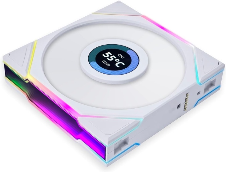 Вентилятор для корпуса LIAN LI UNI FAN TL LCD 120 White (G99.12TLLCD1W ...