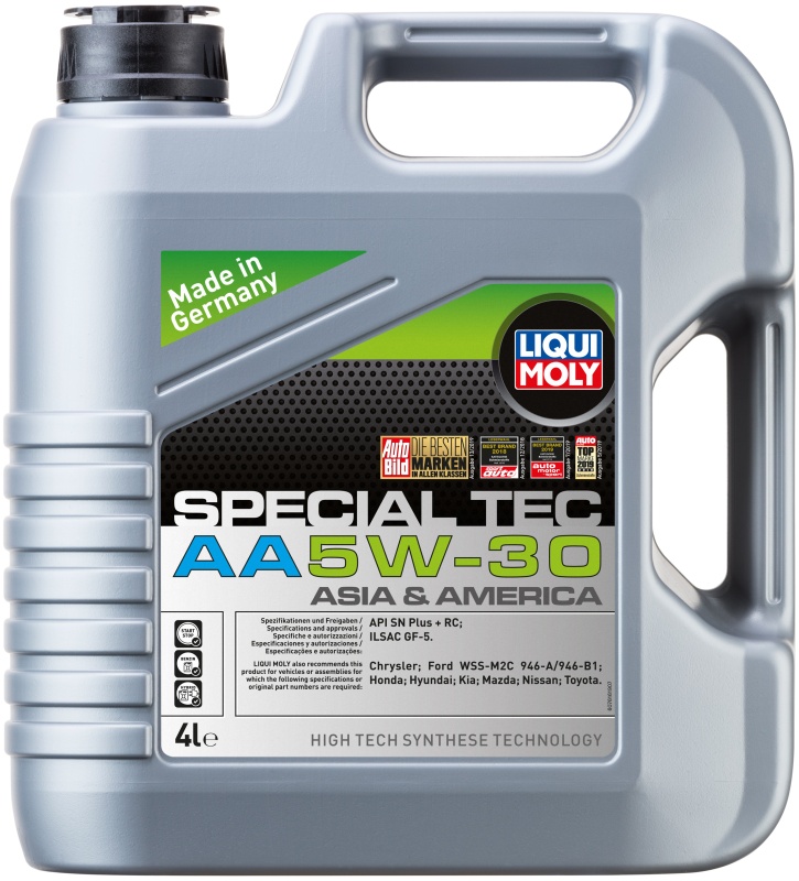 Моторное масло LIQUI MOLY Special Tec AA 5W-30 HC-синтетическое 4 л 7516 LiquiMoly — купить по низкой цене в интернет-магазине ОНЛАЙН ТРЕЙД.РУ