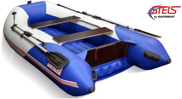 Купить лодка ПВХ Hunterboat Стелс 275 Аеро, синий/белый в интернет-магазине ОНЛАЙН ТРЕЙД.РУ