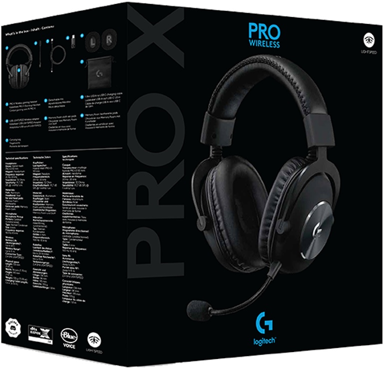 logitech g pro x wireless lightspeed gaming headset 7.1