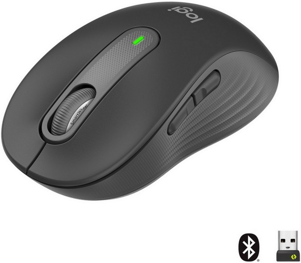 Мышь беспроводная Logitech Signature M650 Graphite (910-006253) — купить по низкой цене в интернет-магазине ОНЛАЙН ТРЕЙД.РУ