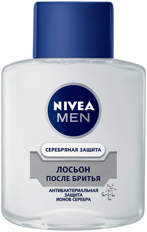 Лосьон после бритья NIVEA MEN Серебряная защита, 100 мл. 81340 — купить по низкой цене в интернет-магазине ОНЛАЙН ТРЕЙД.РУ