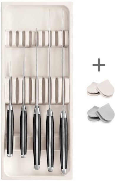 Tescoma FlexiSPACE Schubladeneinsatz Für Nespresso Kapseln – Ordnungshilfe 37x14,8 Cm Mit Rutschfesten Füßen