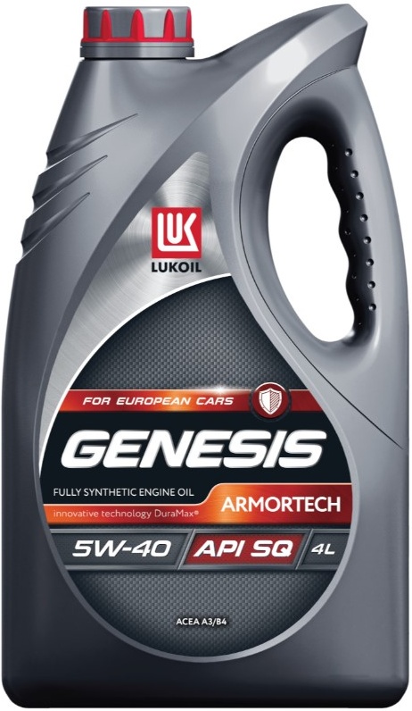 Моторное масло ЛУКОЙЛ Genesis Armortech 5W-40 синтетическое 4 л 2255948 — купить по низкой цене в интернет-магазине ОНЛАЙН ТРЕЙД.РУ
