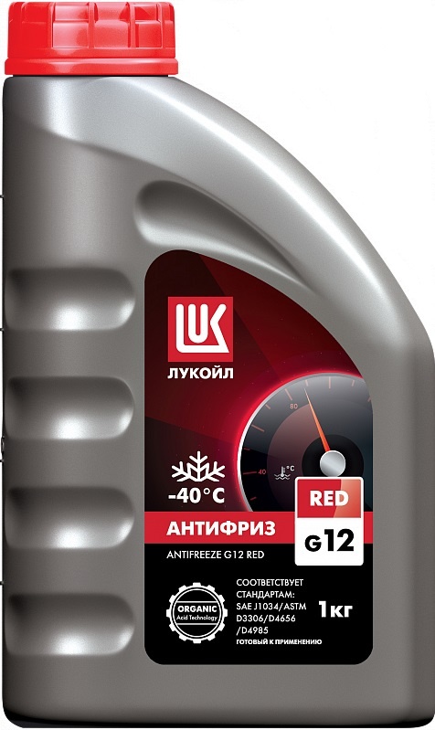 Антифриз ЛУКОЙЛ Red G12 готовый красный 1 л 227392 — купить по низкой цене в интернет-магазине ОНЛАЙН ТРЕЙД.РУ