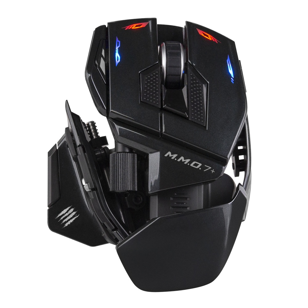 Мышь Mad Catz M.M.O. 7+ черная (MM10NHINBL000-0) — купить по