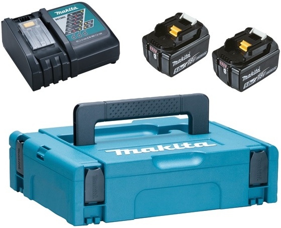 Аккумулятор + зарядное устройство Makita DC18RC-1шт. + BL1850B-2шт., 18V, Li-Ion, 5Ah, MakPac LXT 198311-6 - низкая цена, доставка или самовывоз по Краснодару. Аккумулятор + зарядное устройство Макита DC18RC-1шт. + BL1850B-2шт., 18V, Li-Ion, 5Ah, MakPac LXT купить в интернет магазине ОНЛАЙН ТРЕЙД.РУ