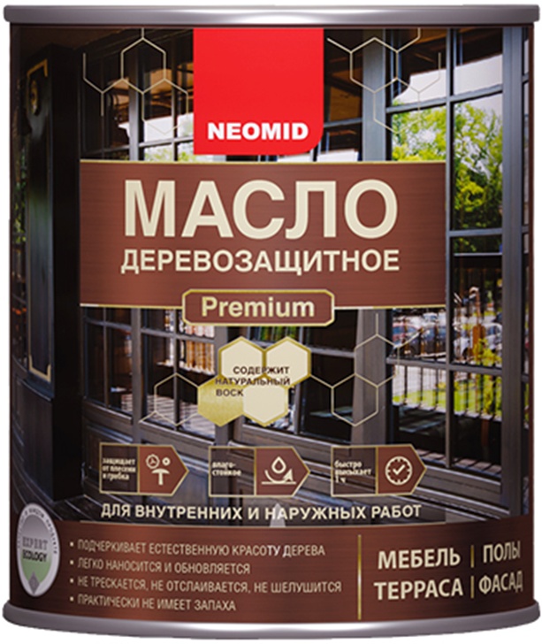 Масло деревозащитное Neomid Premium, 0,75 л Н-маслоPrem-0,75/бцв - купить по выгодной цене в интернет-магазине ОНЛАЙН ТРЕЙД.РУ Уфа