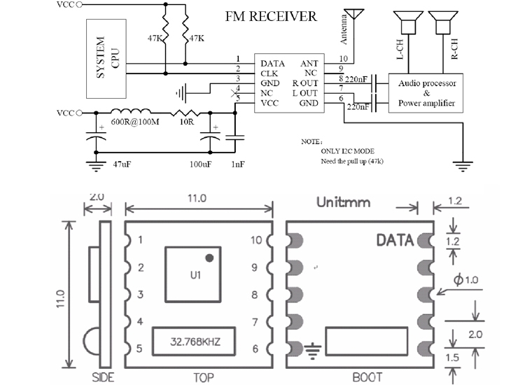 Rrd 102 схема подключения без контроллера Модуль-расширение для Arduino Мастер-Кит Модуль цифрового тюнера FM диапазона KI