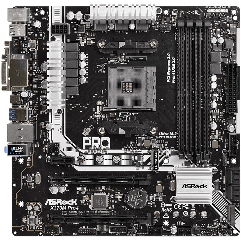 Asrock x370m pro4 обзор