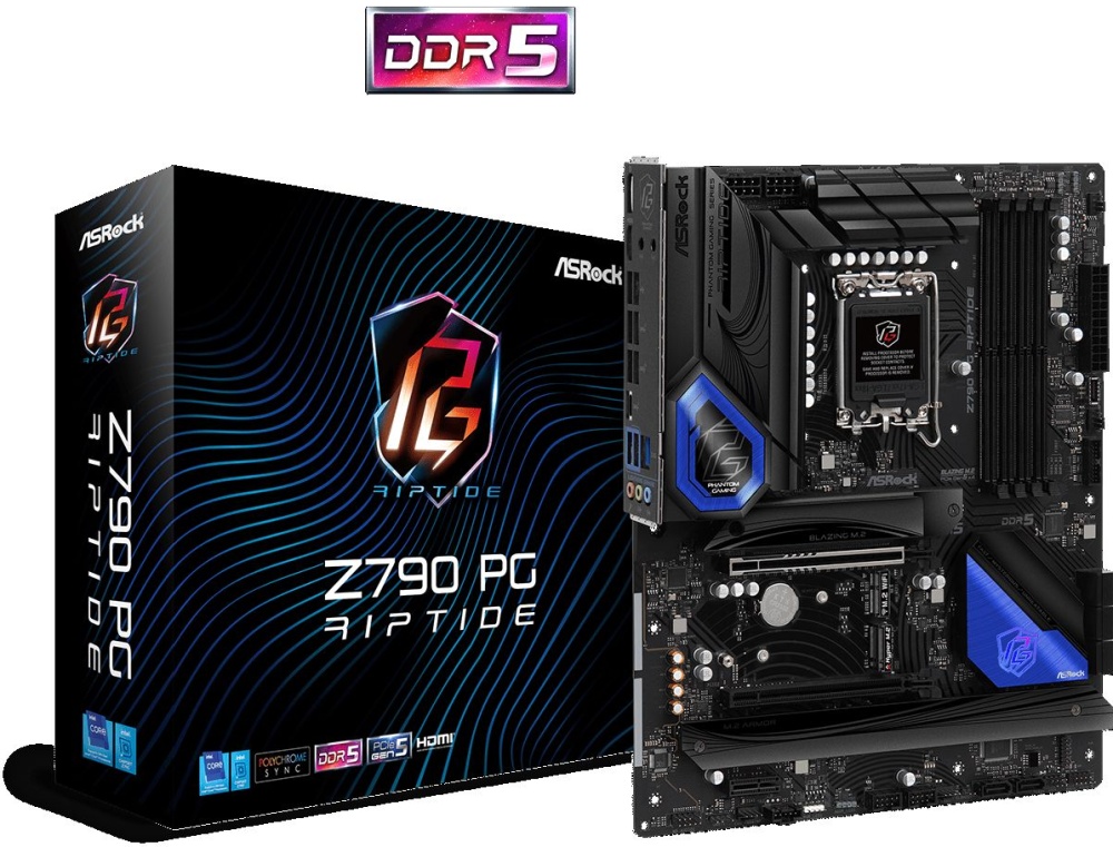 Материнская плата ASROCK Z790 PG RIPTIDE (LGA1700, ATX)- купить по выгодной цене в интернет-магазине ОНЛАЙН ТРЕЙД.РУ Санкт-Петербург