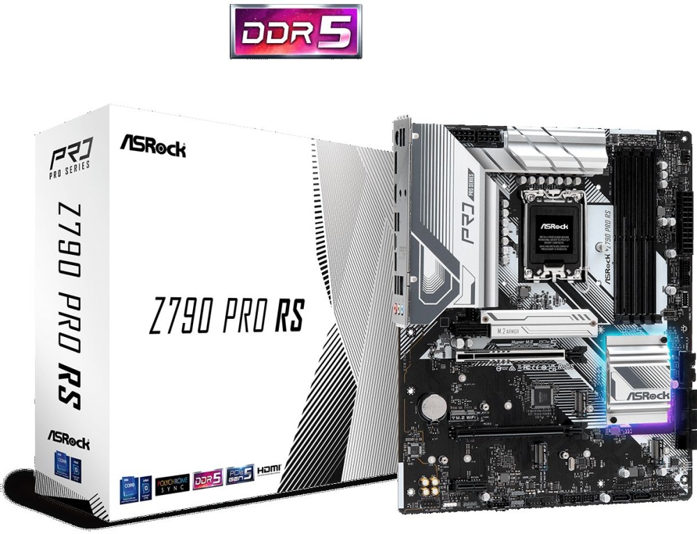 Материнская плата ASROCK Z790 PRO RS (LGA1700, ATX)- купить по выгодной цене в интернет-магазине ОНЛАЙН ТРЕЙД.РУ Санкт-Петербург