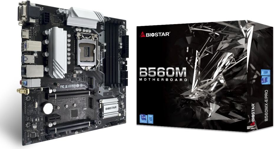 Материнская плата BIOSTAR B560MX-E PRO (LGA1200, mATX) — купить по низкой цене в интернет-магазине ОНЛАЙН ТРЕЙД.РУ