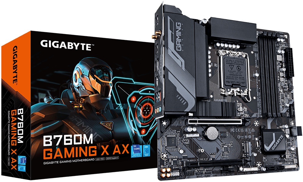 Материнская плата GIGABYTE B760M GAMING X AX (LGA1700, mATX) — купить по низкой цене в интернет-магазине ОНЛАЙН ТРЕЙД.РУ