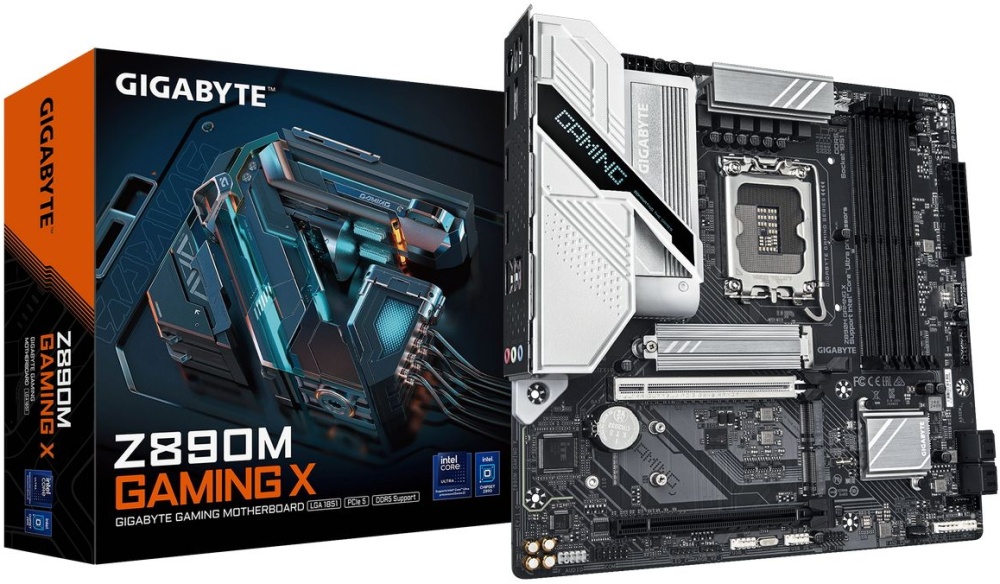 Материнская плата GIGABYTE Z890M GAMING X (LGA1851, mATX)- купить по низкой цене в интернет-магазине ОНЛАЙН ТРЕЙД.РУ Казани