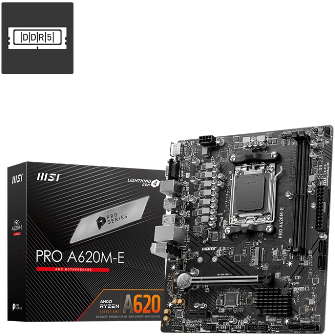 Купить Материнская плата MSI PRO A620M-E (AM5, mATX), PRO A620M-Eв интернет-магазине ОНЛАЙН ТРЕЙД.РУ